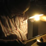 Lavorazione di un arco alla luce del banco