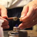 Legatura e preparazione del mazzetto di crini