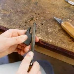 Rifinitura del nasetto dell’arco