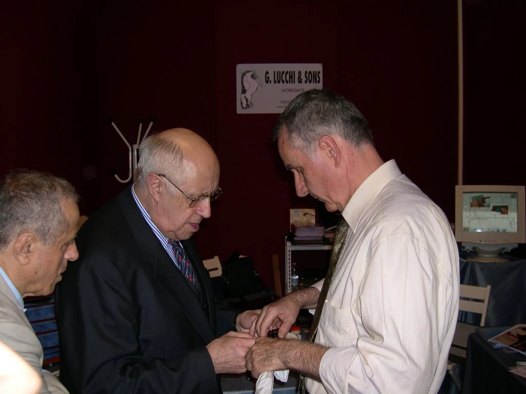 Giovanni Lucchi con Mstislav Rostropovich