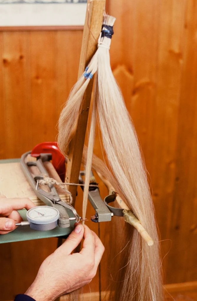 Preparazione e selezione dei crini