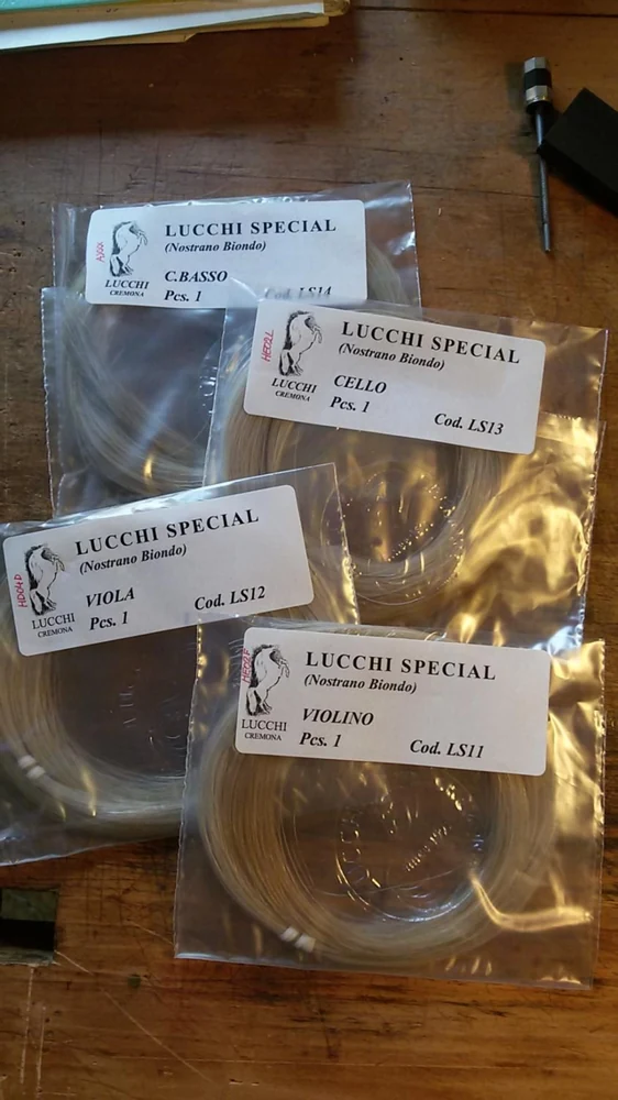 Confezioni LucchiSpecial Single Pack per violino, viola, cello e contrabbasso